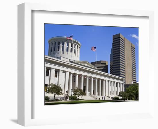 Ohio Statehouse, Columbus, Ohio, United States of America, North America-Richard Cummins-Framed Photographic Print