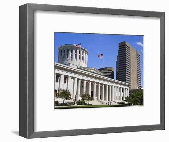 Ohio Statehouse, Columbus, Ohio, United States of America, North America-Richard Cummins-Framed Photographic Print