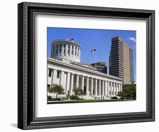 Ohio Statehouse, Columbus, Ohio, United States of America, North America-Richard Cummins-Framed Photographic Print