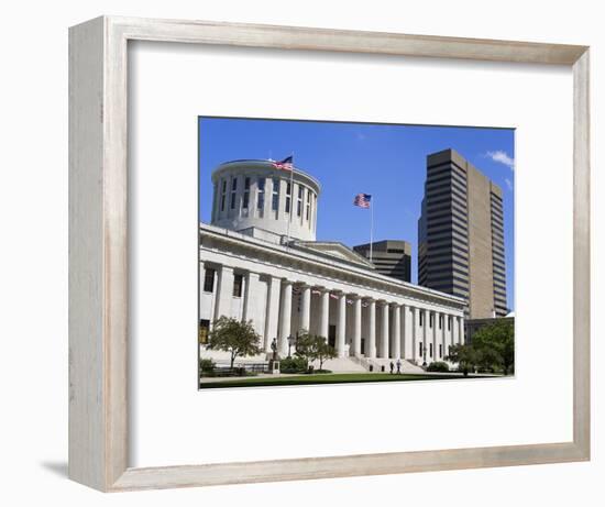 Ohio Statehouse, Columbus, Ohio, United States of America, North America-Richard Cummins-Framed Photographic Print