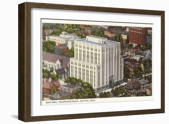 Ohio Telephone Building, Dayton, Ohio-null-Framed Art Print