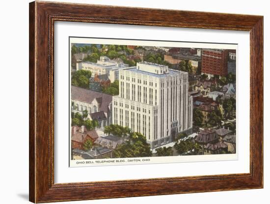 Ohio Telephone Building, Dayton, Ohio-null-Framed Art Print