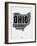 Ohio Word Cloud 2-NaxArt-Framed Art Print