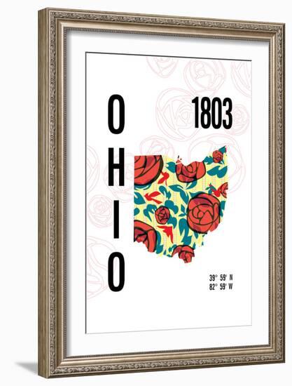 Ohio-J Hill Design-Framed Giclee Print