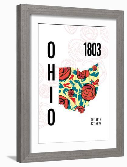 Ohio-J Hill Design-Framed Giclee Print