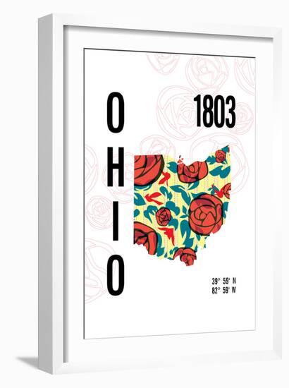 Ohio-J Hill Design-Framed Giclee Print