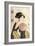 Ohisa of the Takashima Tea-Shop-Kitagawa Utamaro-Framed Art Print