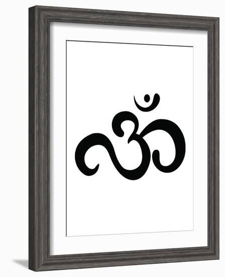 Ohm-Pop Monica-Framed Art Print