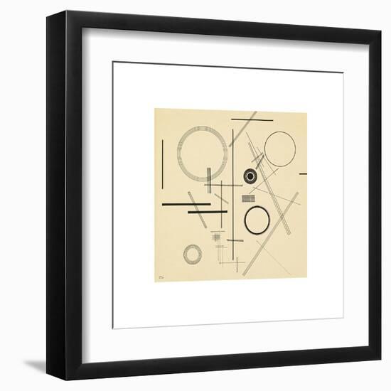 Ohne Titel (Untitled), 1923-Wassily Kandinsky-Framed Premium Giclee Print