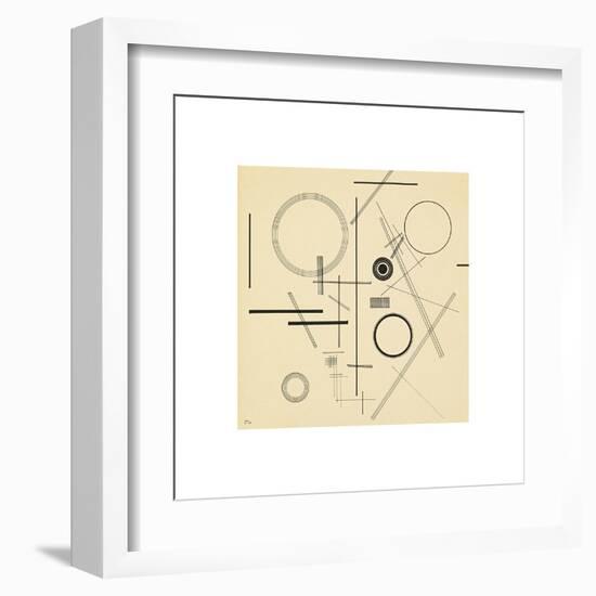 Ohne Titel (Untitled), 1923-Wassily Kandinsky-Framed Premium Giclee Print