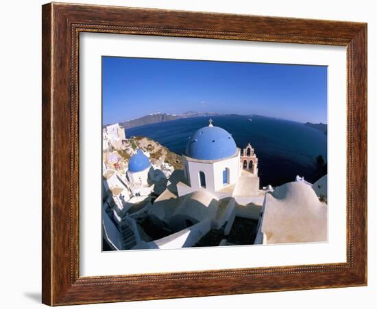 Oia (Ia), Island of Santorini (Thira), Cyclades Islands, Aegean, Greek Islands, Greece, Europe-Sergio Pitamitz-Framed Photographic Print