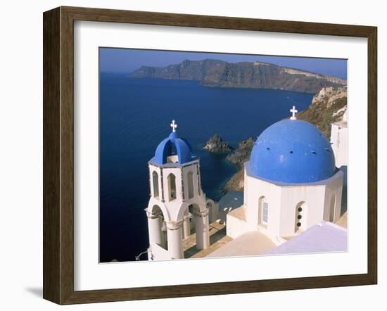 Oia (Ia), Island of Santorini (Thira), Cyclades Islands, Aegean, Greek Islands, Greece, Europe-Sergio Pitamitz-Framed Photographic Print