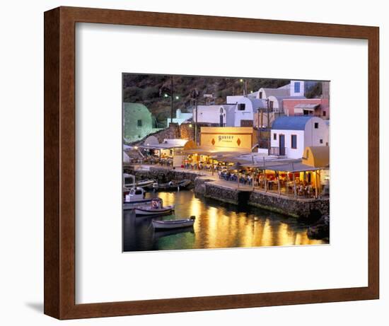 Oia (Ia), Island of Santorini (Thira), Cyclades Islands, Aegean, Greek Islands, Greece, Europe-Sergio Pitamitz-Framed Photographic Print