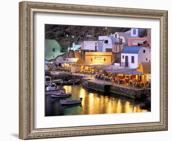 Oia (Ia), Island of Santorini (Thira), Cyclades Islands, Aegean, Greek Islands, Greece, Europe-Sergio Pitamitz-Framed Photographic Print