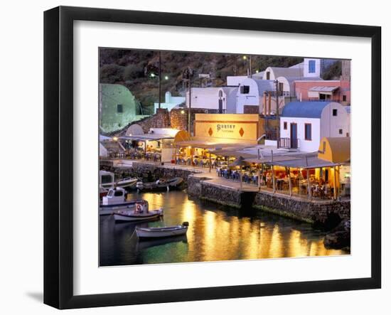 Oia (Ia), Island of Santorini (Thira), Cyclades Islands, Aegean, Greek Islands, Greece, Europe-Sergio Pitamitz-Framed Photographic Print