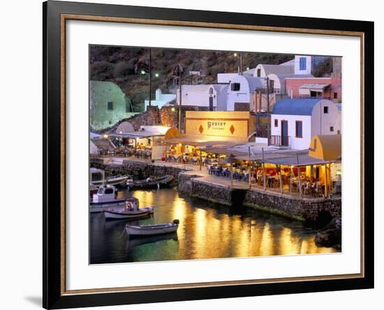 Oia (Ia), Island of Santorini (Thira), Cyclades Islands, Aegean, Greek Islands, Greece, Europe-Sergio Pitamitz-Framed Photographic Print