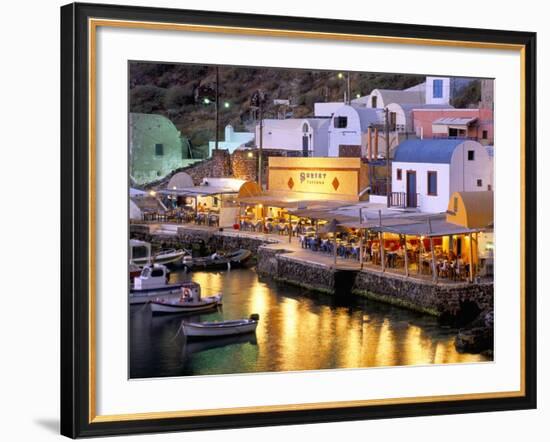 Oia (Ia), Island of Santorini (Thira), Cyclades Islands, Aegean, Greek Islands, Greece, Europe-Sergio Pitamitz-Framed Photographic Print