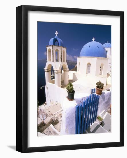 Oia (Ia), Island of Santorini (Thira), Cyclades Islands, Aegean, Greek Islands, Greece, Europe-Sergio Pitamitz-Framed Photographic Print