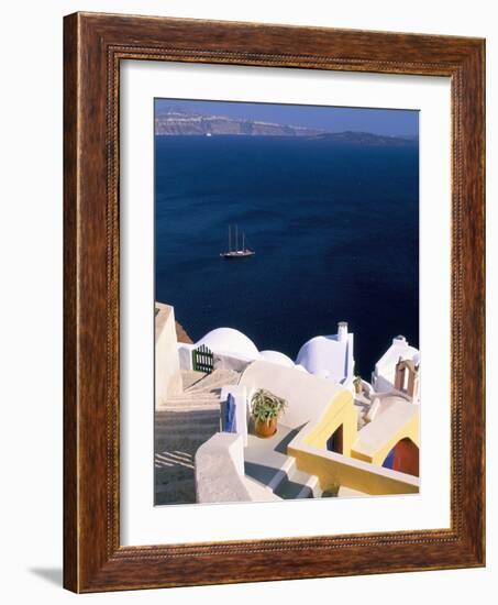 Oia (Ia), Island of Santorini (Thira), Cyclades Islands, Aegean, Greek Islands, Greece, Europe-Sergio Pitamitz-Framed Photographic Print