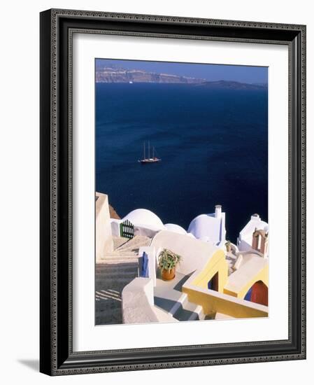 Oia (Ia), Island of Santorini (Thira), Cyclades Islands, Aegean, Greek Islands, Greece, Europe-Sergio Pitamitz-Framed Photographic Print