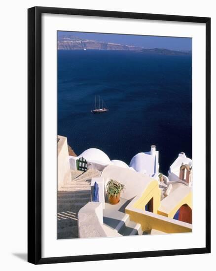 Oia (Ia), Island of Santorini (Thira), Cyclades Islands, Aegean, Greek Islands, Greece, Europe-Sergio Pitamitz-Framed Photographic Print