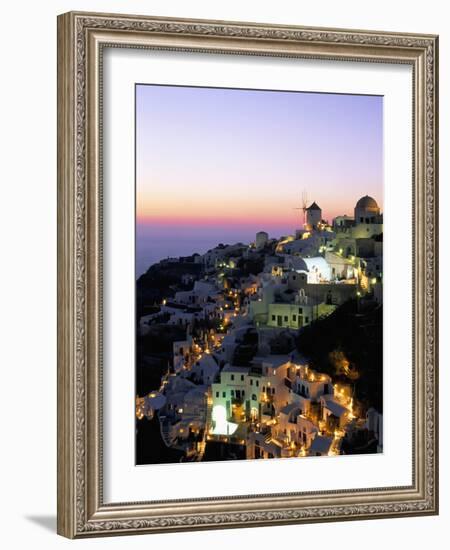 Oia (Ia), Island of Santorini (Thira), Cyclades Islands,Aegean, Greek Islands, Greece, Europe-Sergio Pitamitz-Framed Photographic Print