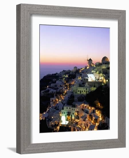 Oia (Ia), Island of Santorini (Thira), Cyclades Islands,Aegean, Greek Islands, Greece, Europe-Sergio Pitamitz-Framed Photographic Print