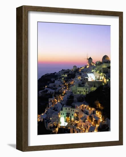 Oia (Ia), Island of Santorini (Thira), Cyclades Islands,Aegean, Greek Islands, Greece, Europe-Sergio Pitamitz-Framed Photographic Print