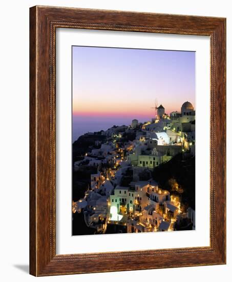 Oia (Ia), Island of Santorini (Thira), Cyclades Islands,Aegean, Greek Islands, Greece, Europe-Sergio Pitamitz-Framed Photographic Print