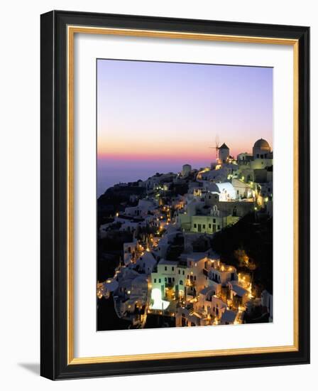 Oia (Ia), Island of Santorini (Thira), Cyclades Islands,Aegean, Greek Islands, Greece, Europe-Sergio Pitamitz-Framed Photographic Print