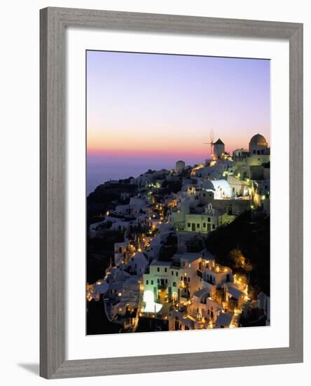 Oia (Ia), Island of Santorini (Thira), Cyclades Islands,Aegean, Greek Islands, Greece, Europe-Sergio Pitamitz-Framed Photographic Print