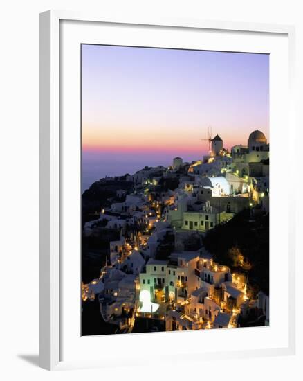 Oia (Ia), Island of Santorini (Thira), Cyclades Islands,Aegean, Greek Islands, Greece, Europe-Sergio Pitamitz-Framed Photographic Print