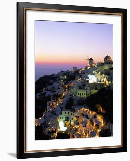 Oia (Ia), Island of Santorini (Thira), Cyclades Islands,Aegean, Greek Islands, Greece, Europe-Sergio Pitamitz-Framed Photographic Print