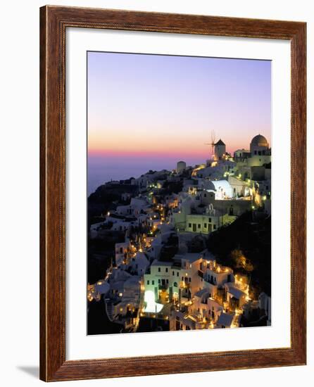 Oia (Ia), Island of Santorini (Thira), Cyclades Islands,Aegean, Greek Islands, Greece, Europe-Sergio Pitamitz-Framed Photographic Print