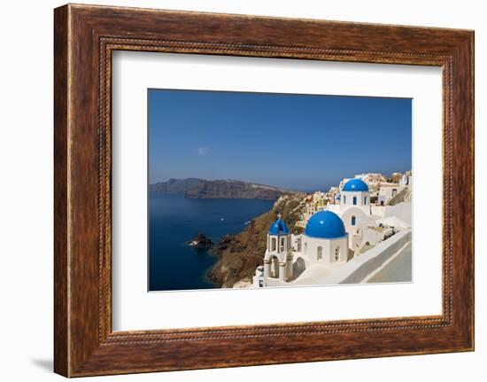 Oia on the Island of Santorini, Greece-David Noyes-Framed Photographic Print