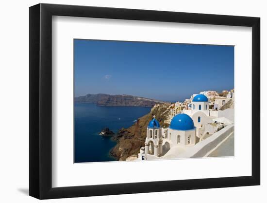 Oia on the Island of Santorini, Greece-David Noyes-Framed Photographic Print