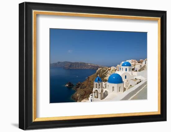 Oia on the Island of Santorini, Greece-David Noyes-Framed Photographic Print