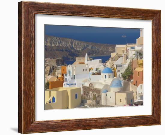 Oia, Santorini, Cyclades, Greek Islands, Greece, Europe-Papadopoulos Sakis-Framed Photographic Print
