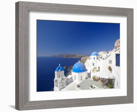 Oia, Santorini, Cyclades, Greek Islands, Greece, Europe-Papadopoulos Sakis-Framed Photographic Print