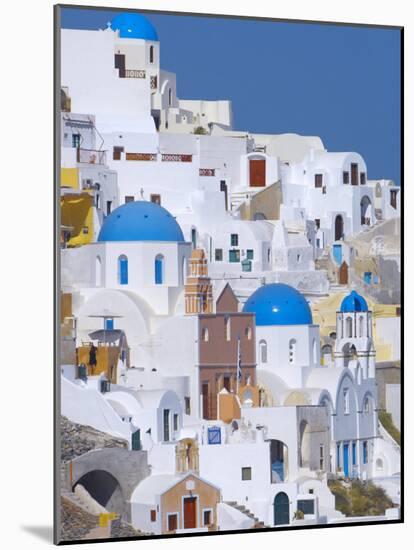 Oia, Santorini, Cyclades, Greek Islands, Greece, Europe-Sakis Papadopoulos-Mounted Photographic Print