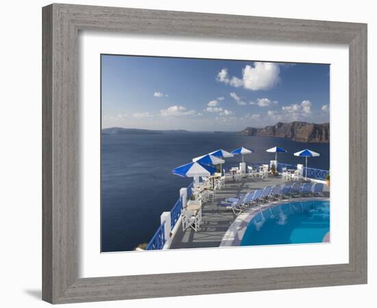 Oia, Santorini, Cyclades, Greek Islands, Greece, Europe-Richard Maschmeyer-Framed Photographic Print