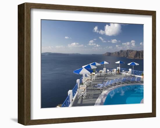 Oia, Santorini, Cyclades, Greek Islands, Greece, Europe-Richard Maschmeyer-Framed Photographic Print