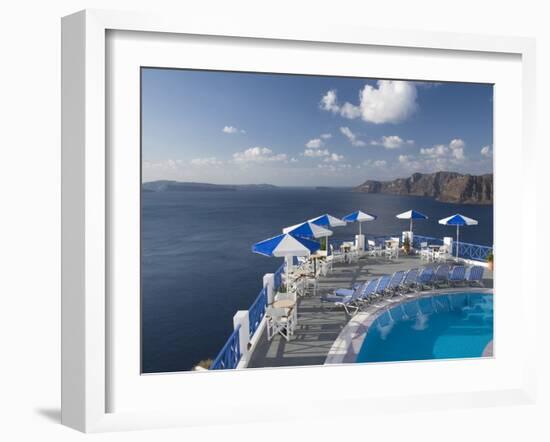 Oia, Santorini, Cyclades, Greek Islands, Greece, Europe-Richard Maschmeyer-Framed Photographic Print