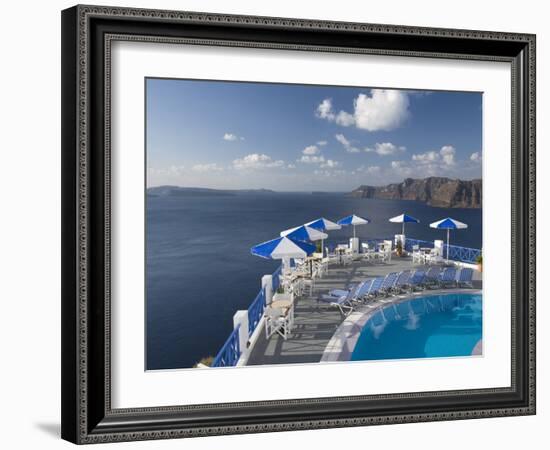 Oia, Santorini, Cyclades, Greek Islands, Greece, Europe-Richard Maschmeyer-Framed Photographic Print