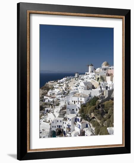 Oia, Santorini, Cyclades, Greek Islands, Greece, Europe-null-Framed Photographic Print