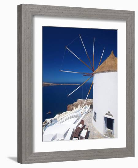 Oia, Santorini, Cyclades, Greek Islands, Greece, Europe-Sakis Papadopoulos-Framed Photographic Print