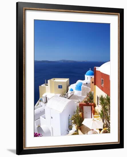 Oia, Santorini, Cyclades, Greek Islands, Greece, Europe-Sakis Papadopoulos-Framed Photographic Print