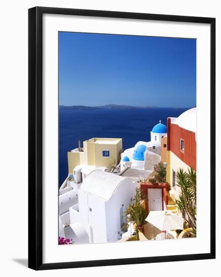 Oia, Santorini, Cyclades, Greek Islands, Greece, Europe-Sakis Papadopoulos-Framed Photographic Print