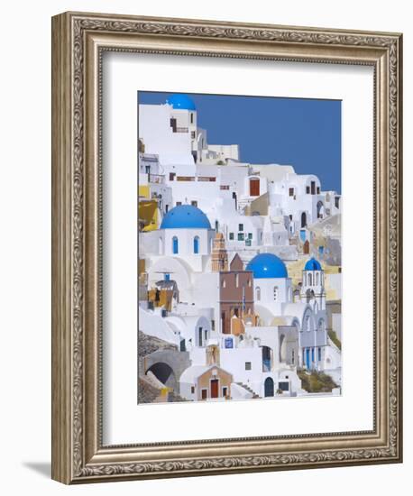 Oia, Santorini, Cyclades, Greek Islands, Greece, Europe-Sakis Papadopoulos-Framed Photographic Print