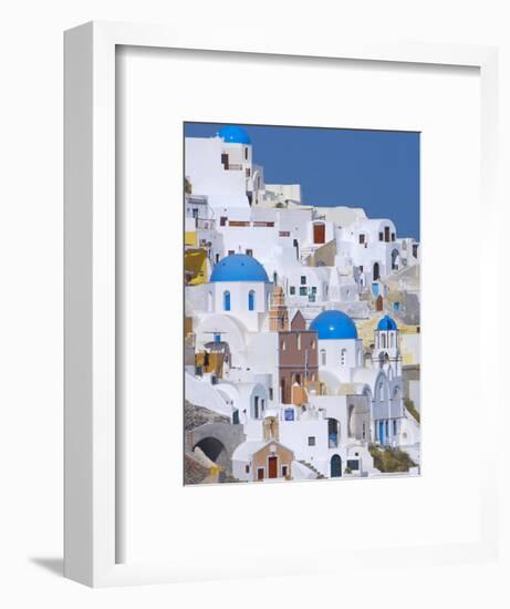 Oia, Santorini, Cyclades, Greek Islands, Greece, Europe-Sakis Papadopoulos-Framed Photographic Print